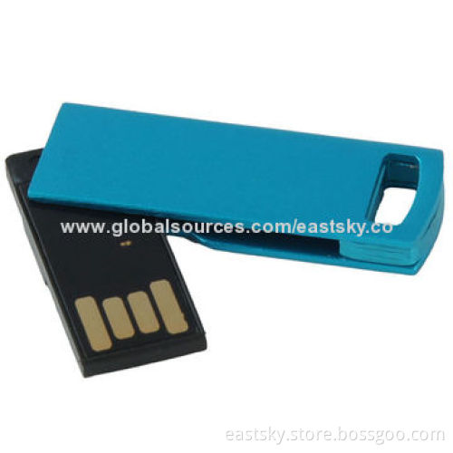 Swivel Promotional USB Flash Drive, Fashionable Multifunction, 64MB-32GB Memory Capacity